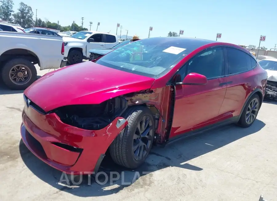 TESLA MODEL X 2023 vin 7SAXCDE57PF424081 from auto auction Iaai