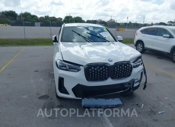 BMW X4 2022 vin 5UX33DT05N9L12260 from auto auction Iaai