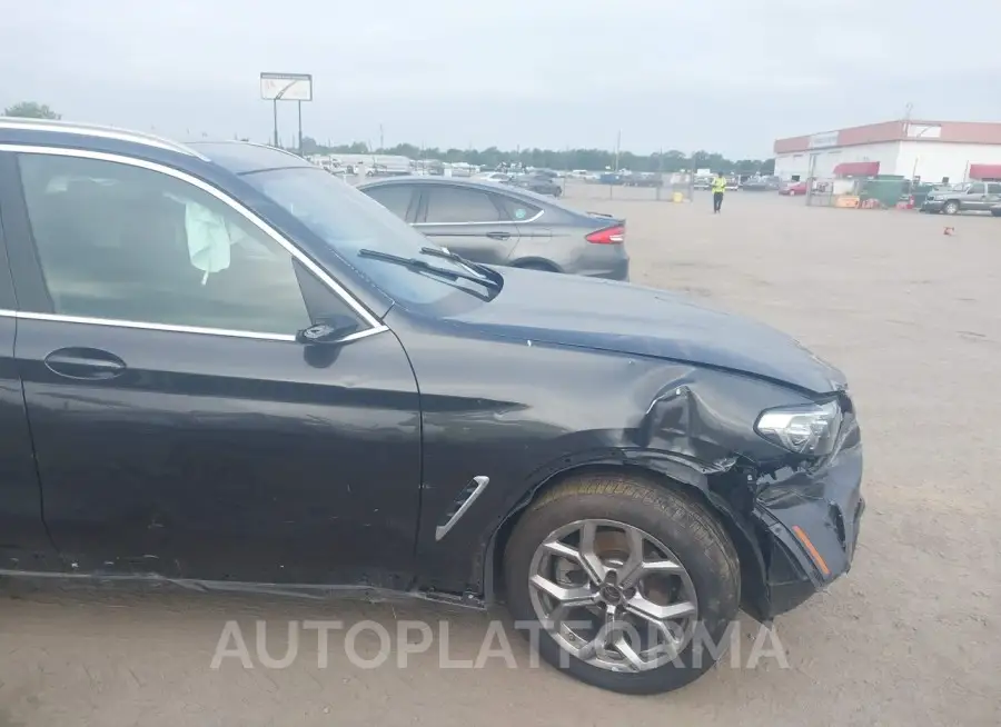 BMW X3 2024 vin 5UX43DP03R9U27153 from auto auction Iaai