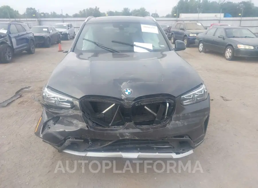 BMW X3 2024 vin 5UX43DP03R9U27153 from auto auction Iaai