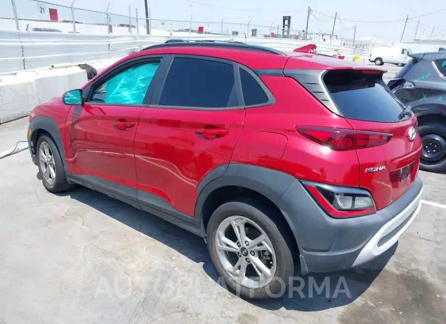 HYUNDAI KONA 2022 vin KM8K62AB6NU834272 from auto auction Iaai