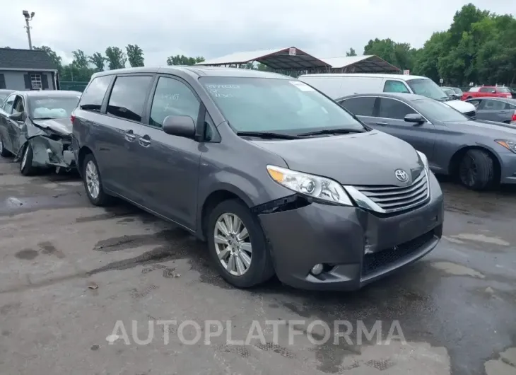 TOYOTA SIENNA 2017 vin 5TDDZ3DC3HS170472 from auto auction Iaai