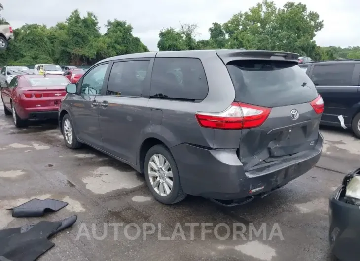 TOYOTA SIENNA 2017 vin 5TDDZ3DC3HS170472 from auto auction Iaai