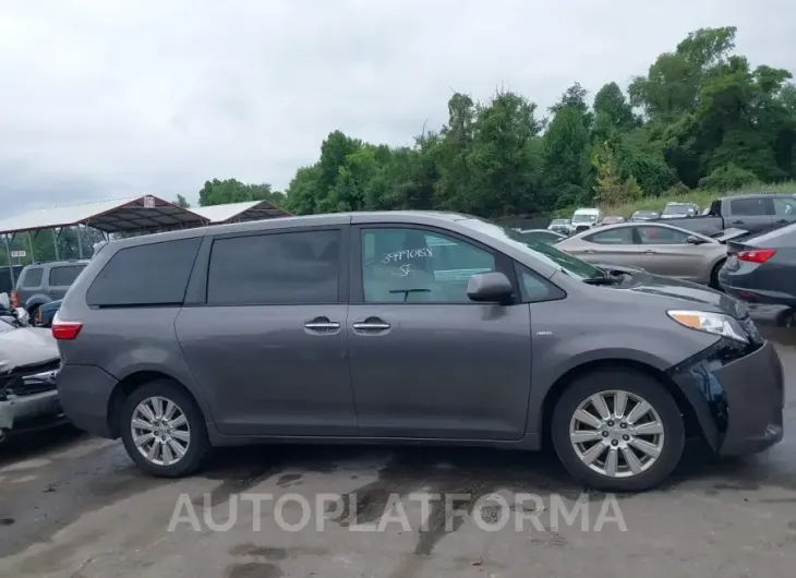 TOYOTA SIENNA 2017 vin 5TDDZ3DC3HS170472 from auto auction Iaai