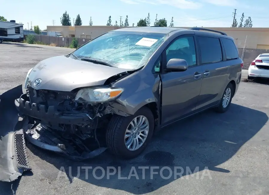 TOYOTA SIENNA 2016 vin 5TDYK3DCXGS701364 from auto auction Iaai