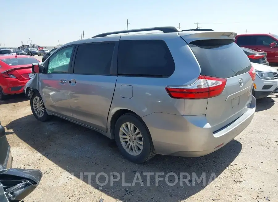 TOYOTA SIENNA 2017 vin 5TDYZ3DC0HS813958 from auto auction Iaai