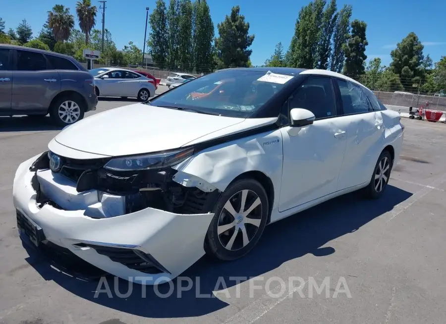 TOYOTA MIRAI 2017 vin JTDBVRBDXHA001905 from auto auction Iaai