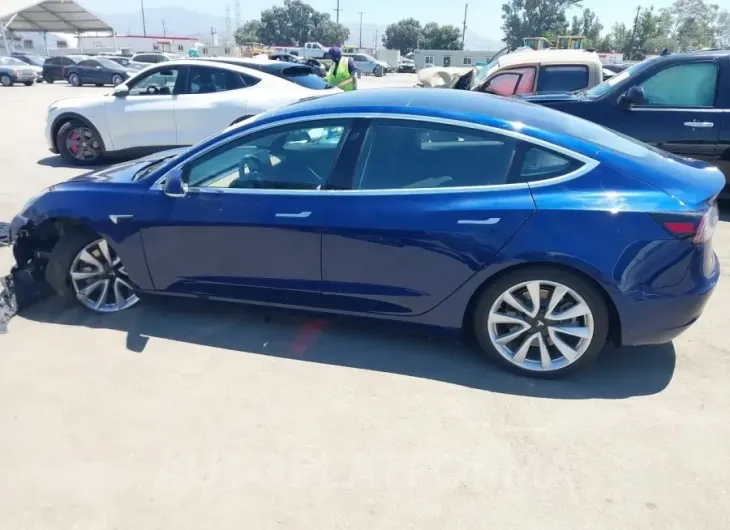 TESLA MODEL 3 2018 vin 5YJ3E1EA8JF033417 from auto auction Iaai