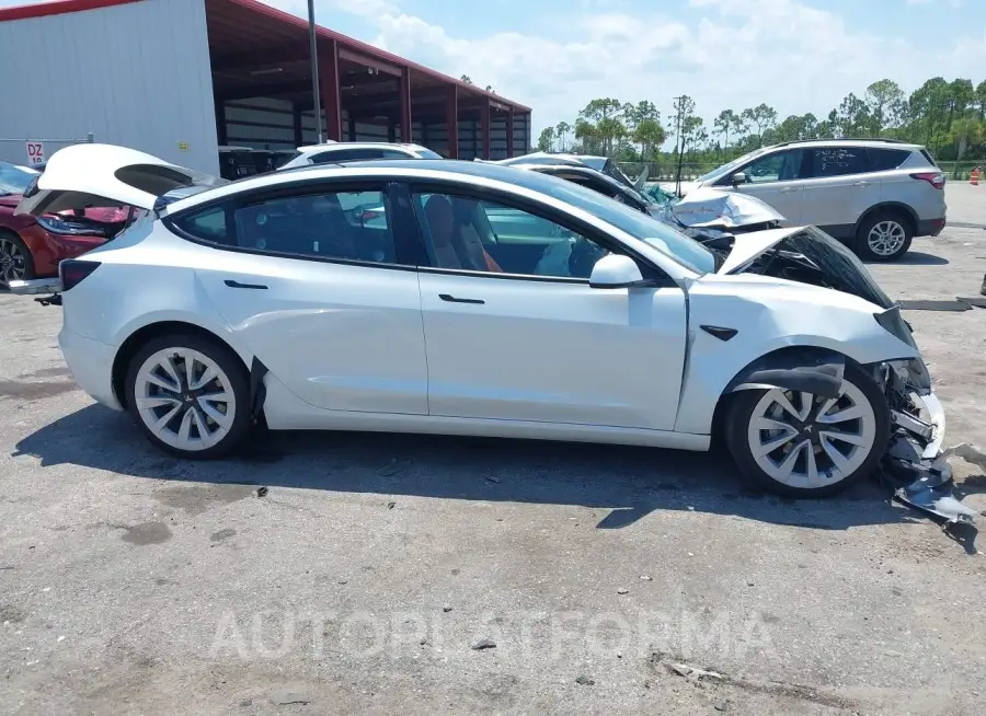 TESLA MODEL 3 2022 vin 5YJ3E1EB9NF238047 from auto auction Iaai