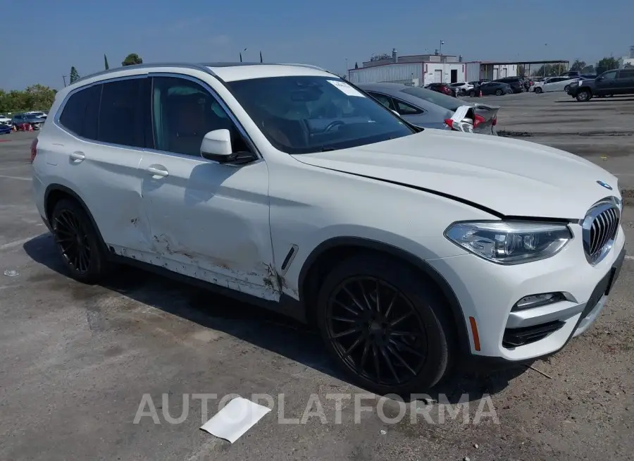 BMW X3 2019 vin 5UXTR7C53KLE88236 from auto auction Iaai