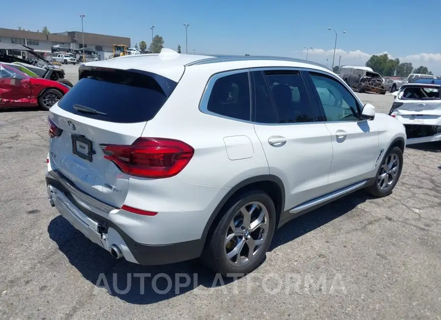 BMW X3 2021 vin 5UXTY3C05M9E69137 from auto auction Iaai