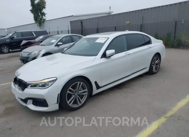 BMW 750I 2018 vin WBA7F0C54JGM22847 from auto auction Iaai