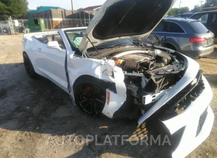 CHEVROLET CAMARO 2018 vin 1G1FH3D73J0100017 from auto auction Iaai