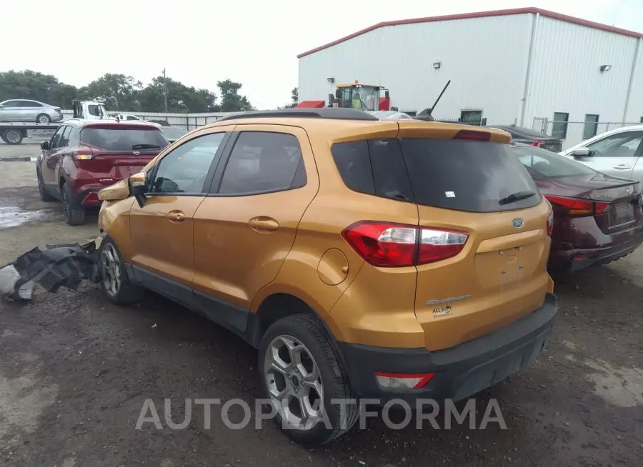 FORD ECOSPORT 2021 vin MAJ3S2GE4MC437823 from auto auction Iaai