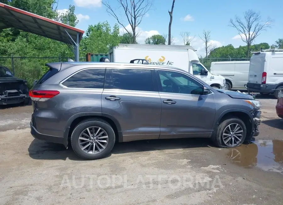 TOYOTA HIGHLANDER 2018 vin 5TDJZRFH9JS849151 from auto auction Iaai