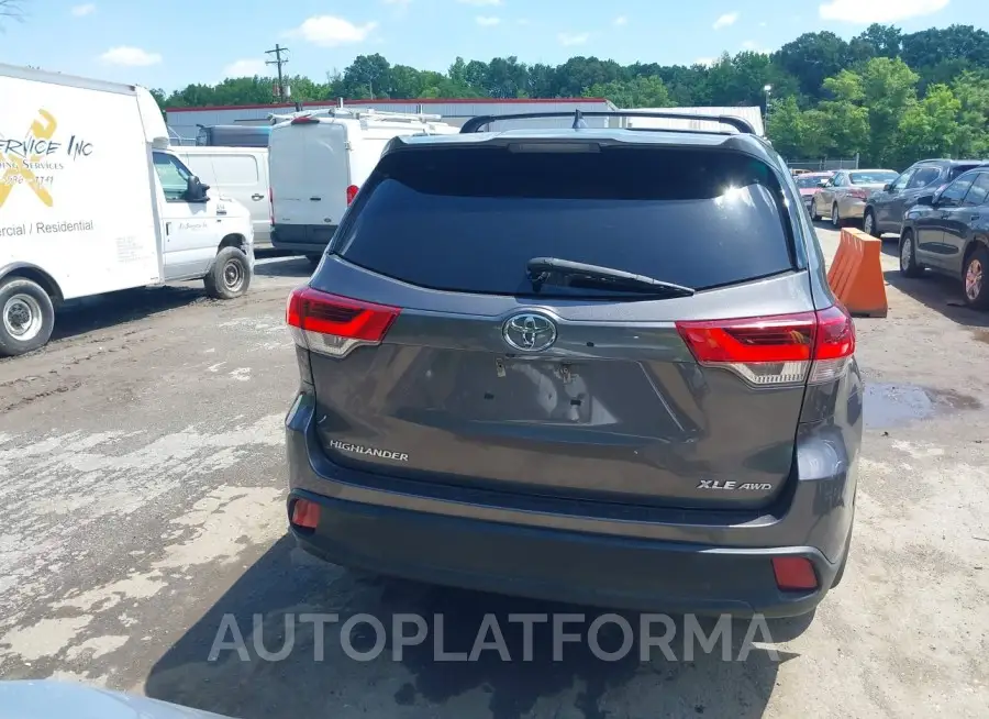 TOYOTA HIGHLANDER 2018 vin 5TDJZRFH9JS849151 from auto auction Iaai