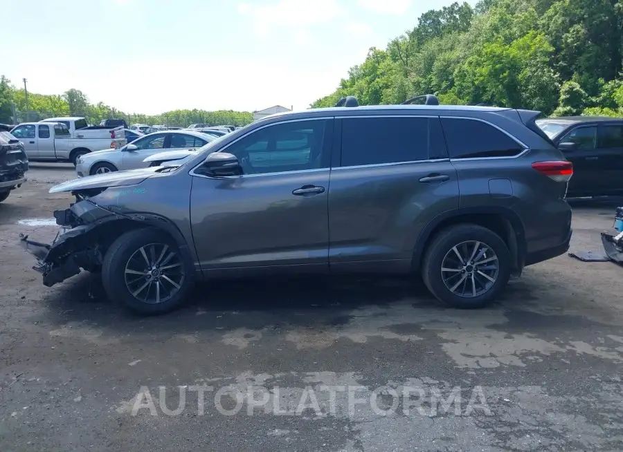 TOYOTA HIGHLANDER 2018 vin 5TDJZRFH9JS849151 from auto auction Iaai