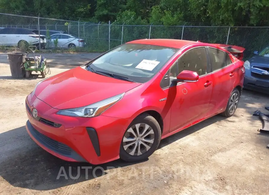 TOYOTA PRIUS 2022 vin JTDKAMFU7N3157490 from auto auction Iaai