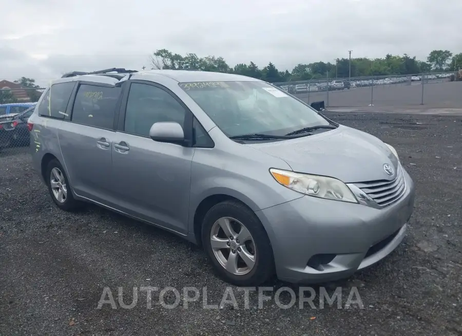 TOYOTA SIENNA 2016 vin 5TDKK3DC3GS723177 from auto auction Iaai