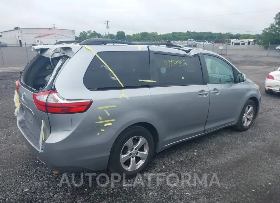 TOYOTA SIENNA 2016 vin 5TDKK3DC3GS723177 from auto auction Iaai