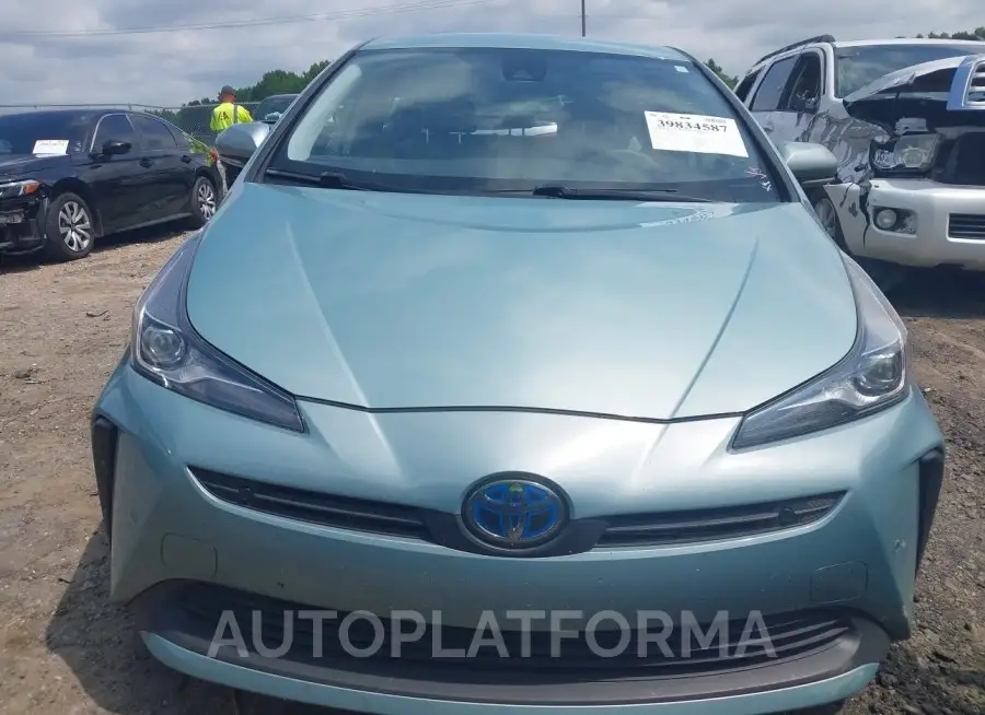 TOYOTA PRIUS 2019 vin JTDKARFU0K3100539 from auto auction Iaai