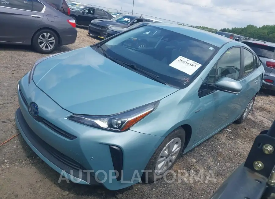 TOYOTA PRIUS 2019 vin JTDKARFU0K3100539 from auto auction Iaai