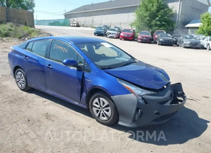 TOYOTA PRIUS 2016 vin JTDKARFU5G3500863 from auto auction Iaai