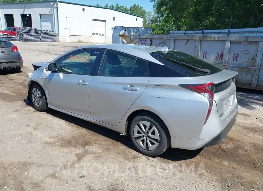 TOYOTA PRIUS 2017 vin JTDKBRFU6H3559290 from auto auction Iaai