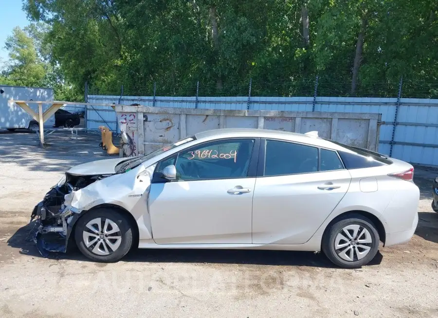 TOYOTA PRIUS 2017 vin JTDKBRFU6H3559290 from auto auction Iaai