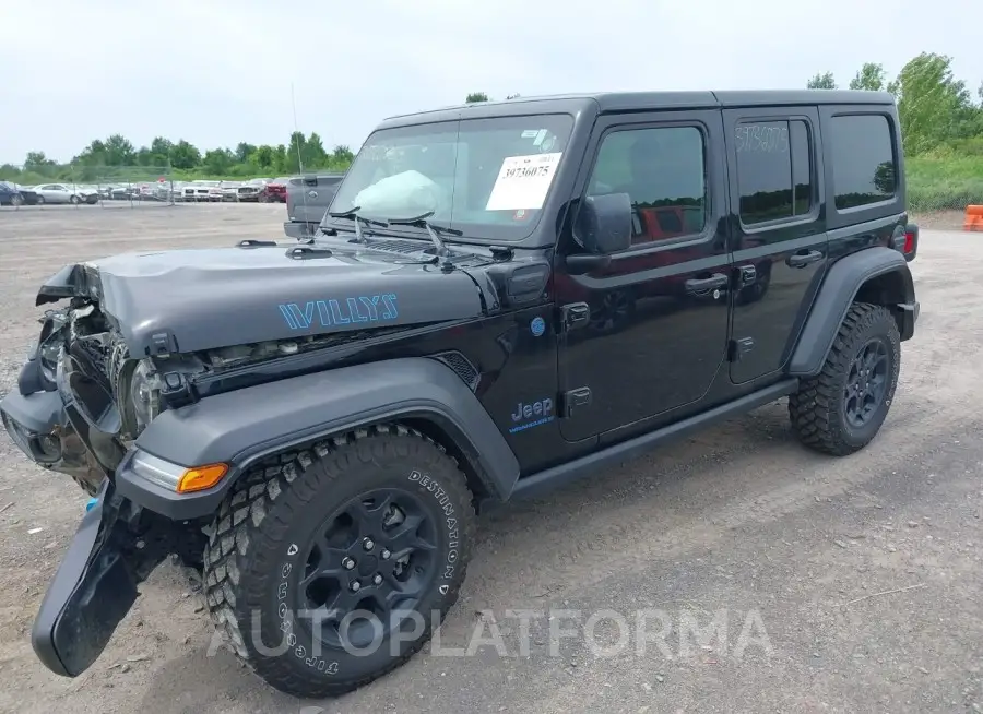 JEEP WRANGLER 4XE 2023 vin 1C4JJXN68PW691390 from auto auction Iaai