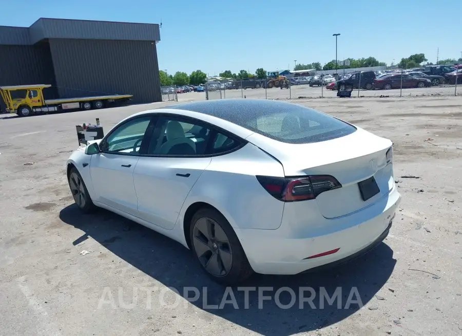 TESLA MODEL 3 2021 vin 5YJ3E1EA3MF920508 from auto auction Iaai