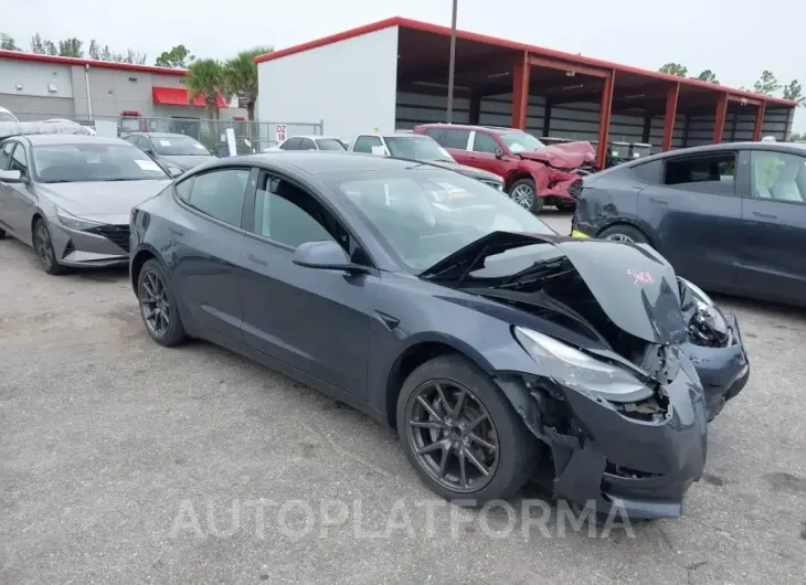 TESLA MODEL 3 2021 vin 5YJ3E1EA4MF043818 from auto auction Iaai