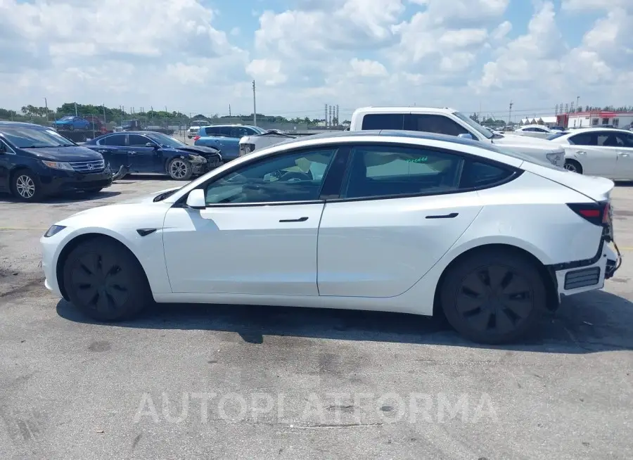 TESLA MODEL 3 2024 vin 5YJ3E1EA6RF733030 from auto auction Iaai