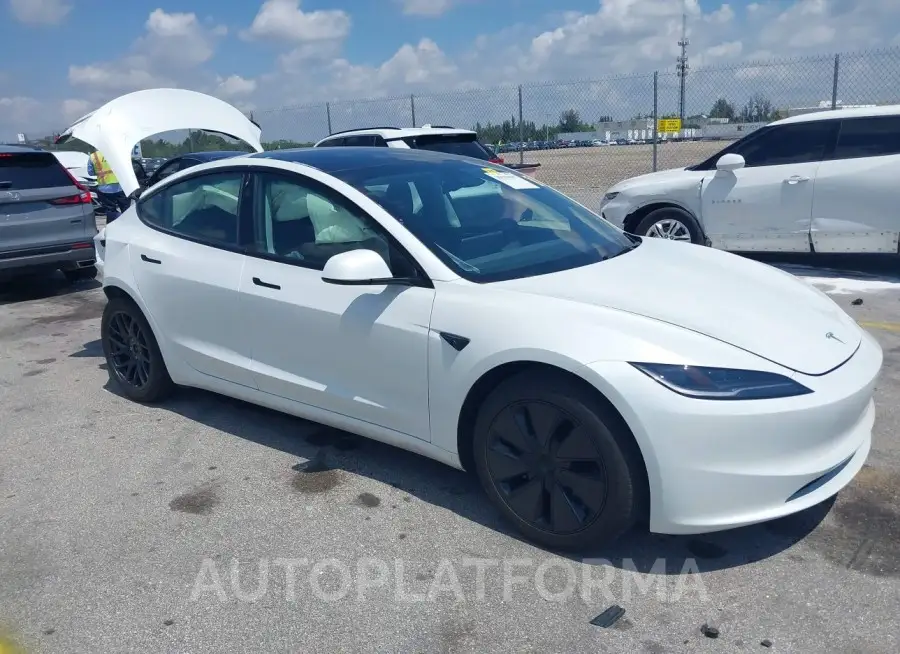 TESLA MODEL 3 2024 vin 5YJ3E1EA6RF733030 from auto auction Iaai