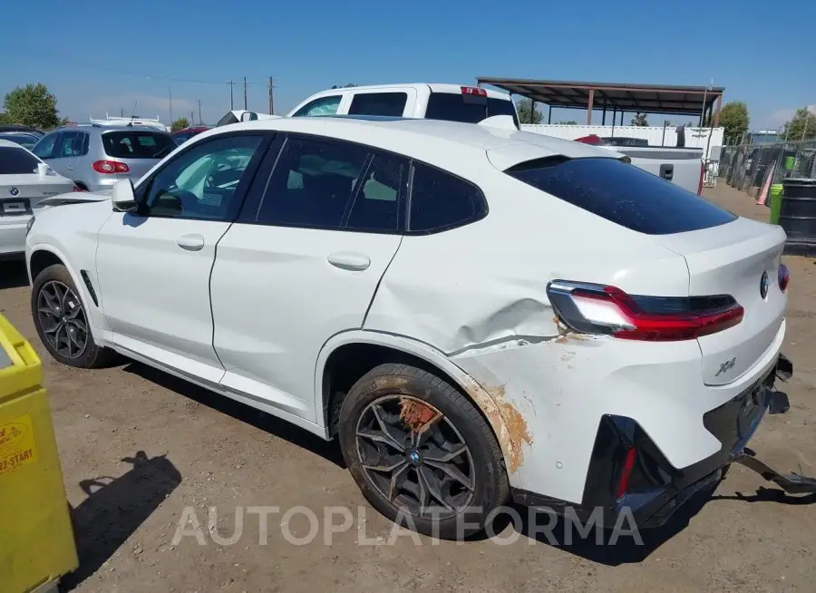 BMW X4 2023 vin 5UX33DT00P9P61655 from auto auction Iaai