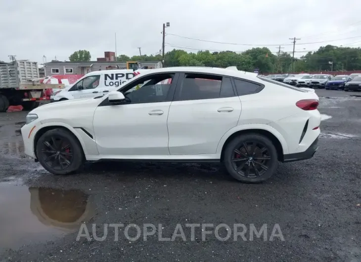 BMW X6 2022 vin 5UXCY6C03N9K46840 from auto auction Iaai