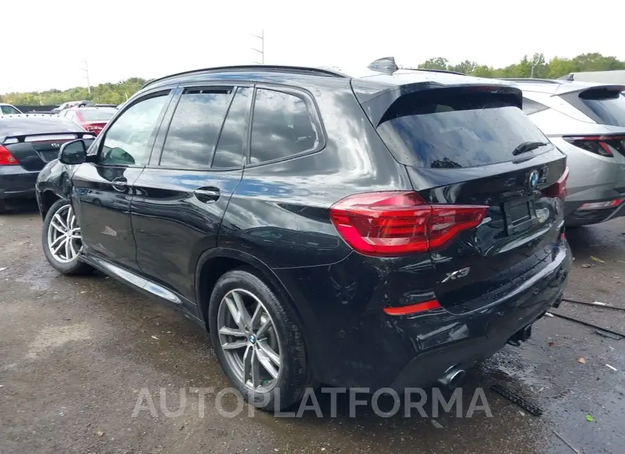 BMW X3 2019 vin 5UXTR9C55KLD92278 from auto auction Iaai