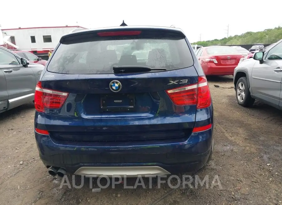 BMW X3 2016 vin 5UXWX9C56G0D78840 from auto auction Iaai