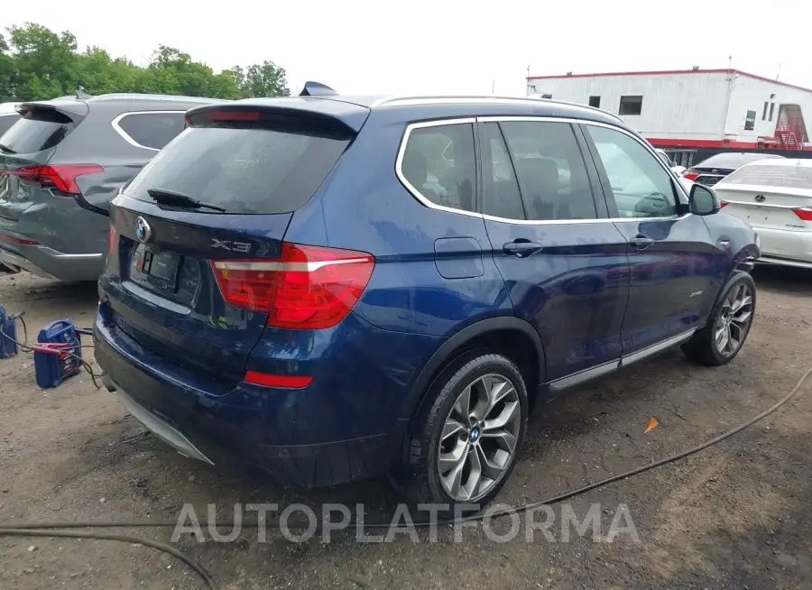 BMW X3 2016 vin 5UXWX9C56G0D78840 from auto auction Iaai