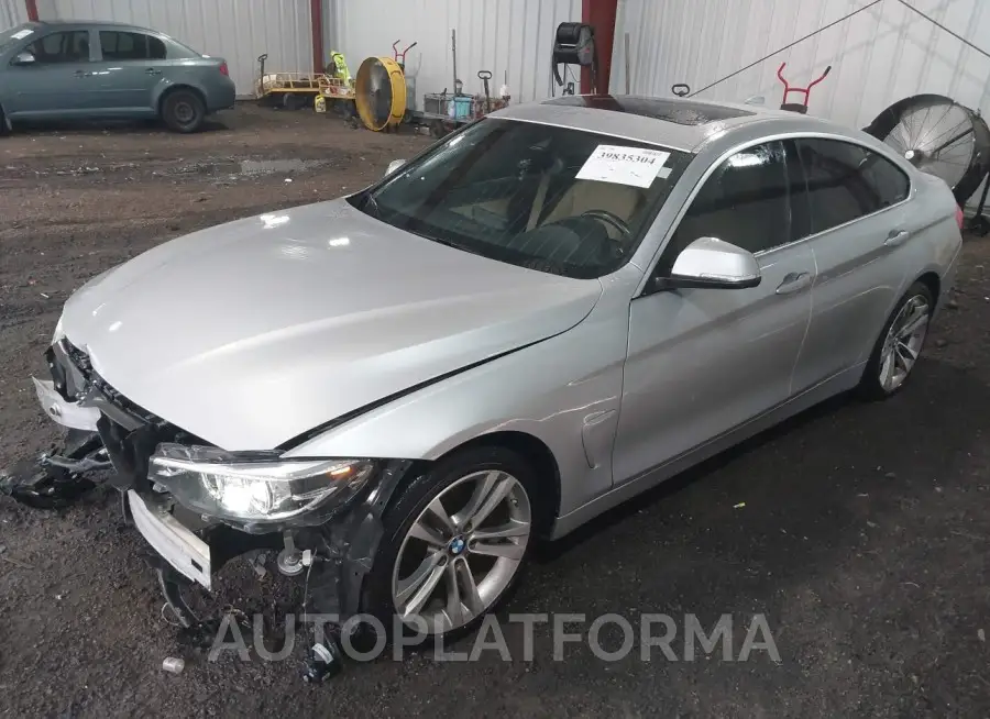 BMW 430I GRAN COUPE 2019 vin WBA4J1C54KBM14222 from auto auction Iaai