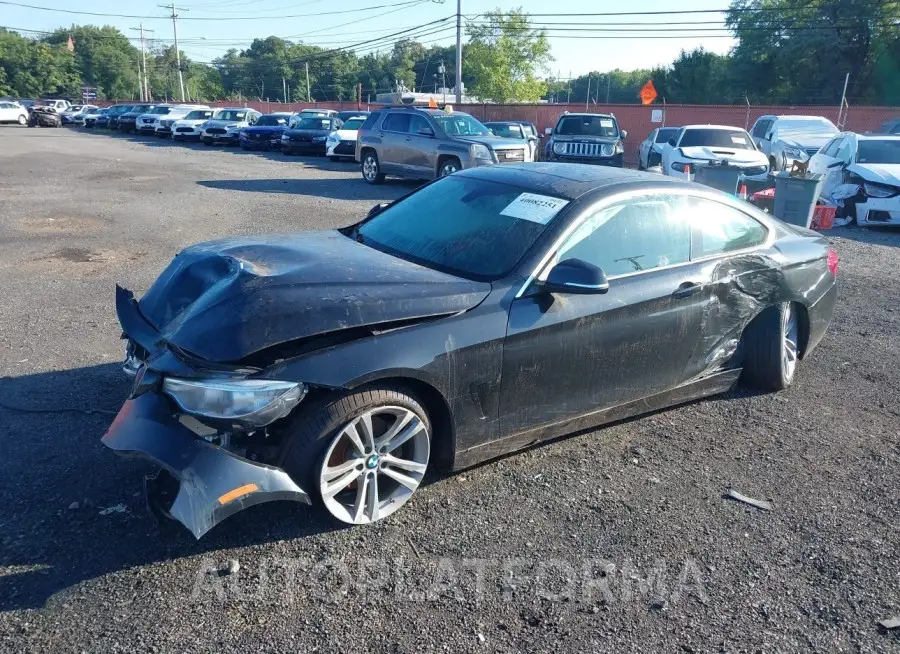 BMW 430I 2017 vin WBA4R9C57HK878198 from auto auction Iaai