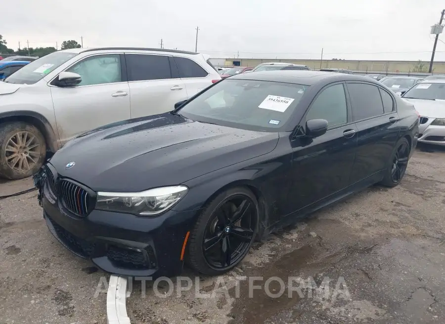 BMW 740I 2018 vin WBA7E2C57JG742145 from auto auction Iaai