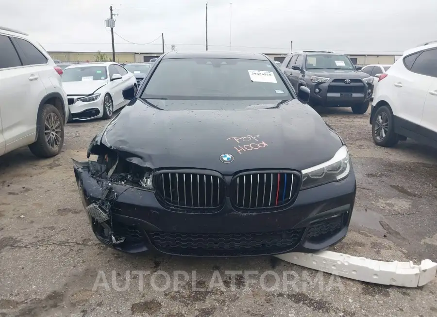 BMW 740I 2018 vin WBA7E2C57JG742145 from auto auction Iaai