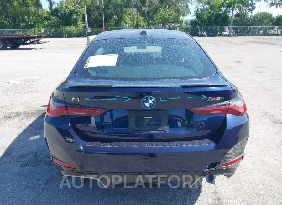 BMW I4 2023 vin WBY33AW09PFP28004 from auto auction Iaai