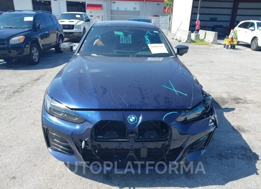 BMW I4 2023 vin WBY33AW09PFP28004 from auto auction Iaai