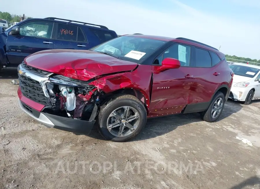 CHEVROLET BLAZER 2024 vin 3GNKBCR44RS216277 from auto auction Iaai