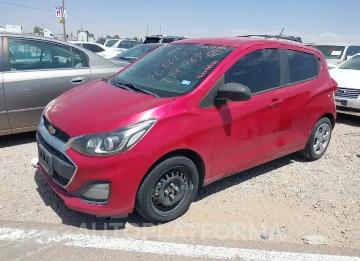 CHEVROLET SPARK 2020 vin KL8CB6SA7LC422150 from auto auction Iaai