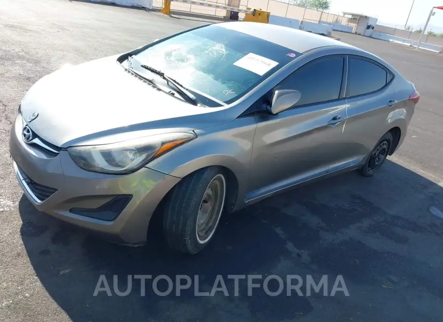 HYUNDAI ELANTRA 2016 vin 5NPDH4AE7GH766817 from auto auction Iaai