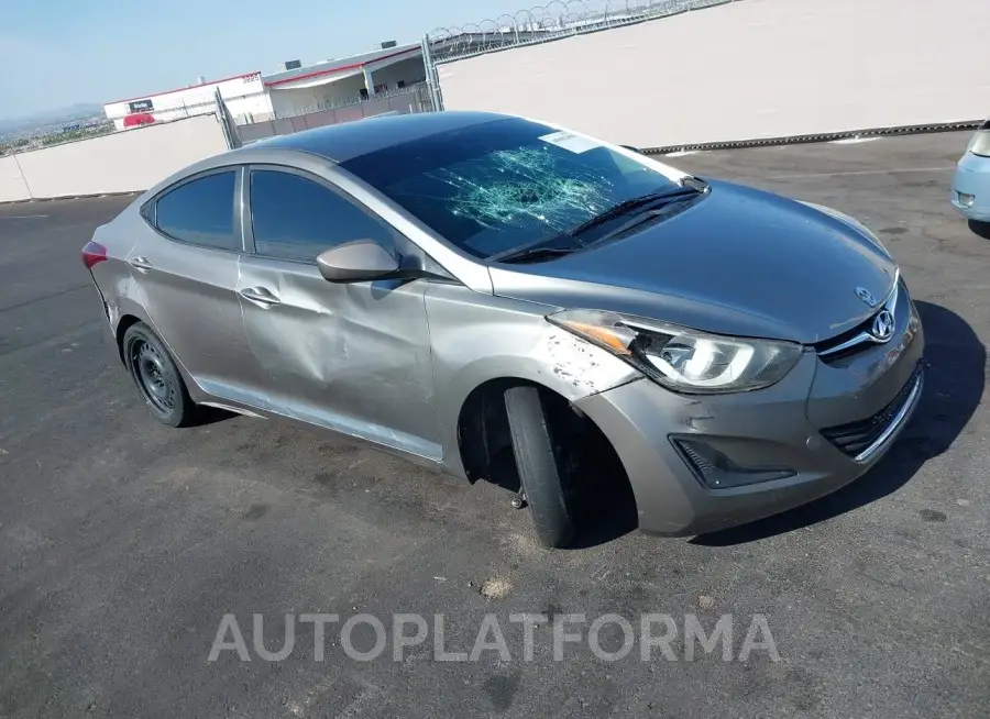 HYUNDAI ELANTRA 2016 vin 5NPDH4AE7GH766817 from auto auction Iaai