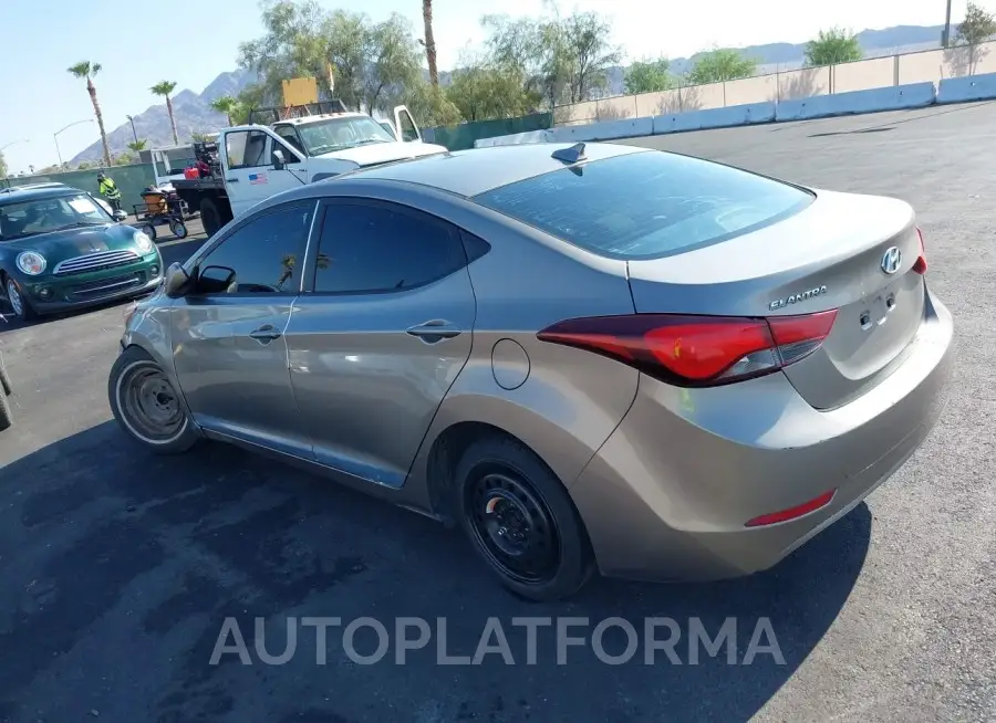 HYUNDAI ELANTRA 2016 vin 5NPDH4AE7GH766817 from auto auction Iaai